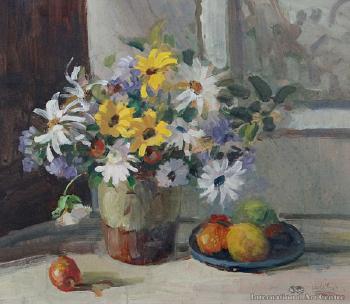Flowers and Fruit by 
																	Ida Eise