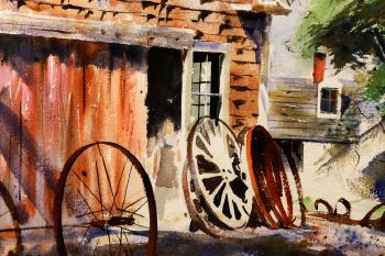 The blacksmith shop by 
																			Glenn Gordon Macnutt