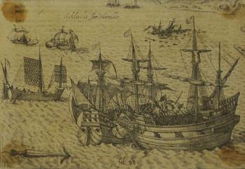 Schlacht for Manille by 
																	Johann Philipe Abelin