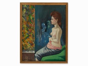 Female Nude at a Window by 
																			Eric Detthow