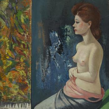 Female Nude at a Window by 
																			Eric Detthow