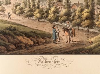 Falkenstein by 
																			Anton (Elder von Felsenthal) Koepp