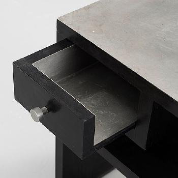 A side table by 
																			Uno Ahren