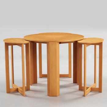 A HI-gruppen nest of four tables by 
																			 H I Gruppen