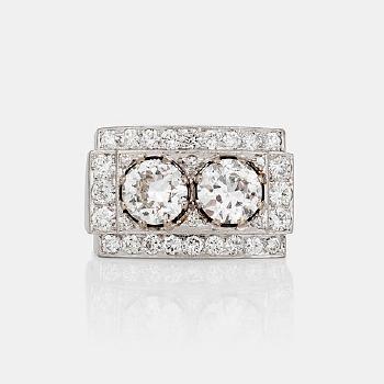 A brilliant-cut diamond ring by 
																			 Dahlgren & Co