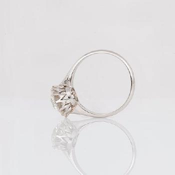 A 3.60 ct old-cut diamond ring by 
																			 C G Hallberg