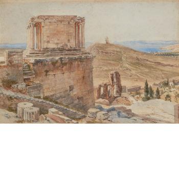 The Bastion and Temple of Wingless Victory, Acropolis by 
																	John Fulleylove