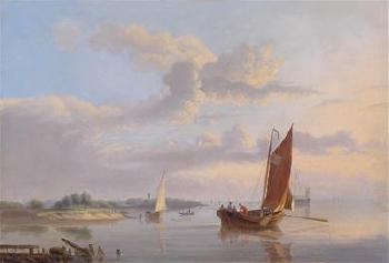 Sailing Ships by the Coast by 
																	Antonie Waldorp