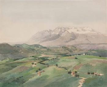 Landschaft oberhalb von Innsbruck by 
																			Eduard von Handel-Mazzetti