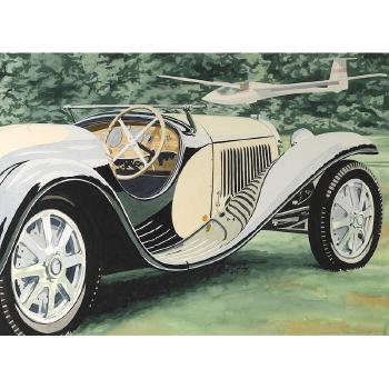 Bugatti & Glider by 
																	James Farrah