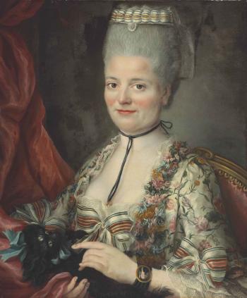 Portrait of Madame La Marquise de Rochambeau by 
																	Catherine Lusurier