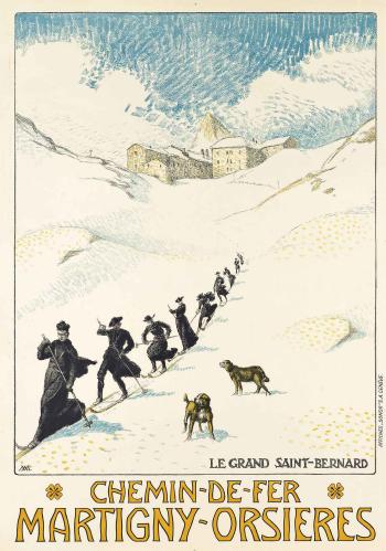 Chemin-de-Fer, Martigny-Orsieres by 
																	Albert Jacques Muret