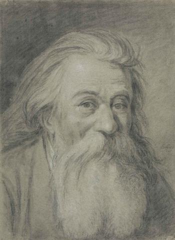 A bearded man by 
																	Charles Eschard