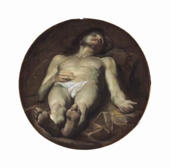 The Dead Christ by 
																	Luca Saltarello