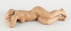 Jeune femme nue allongée sur le ventre by 
																	Dagmar Dadie-Roberg