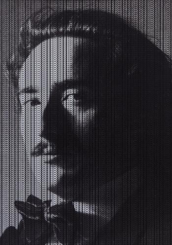 Text portrait, Gino De Dominicis by 
																	Ralph Ueltzhoeffer
