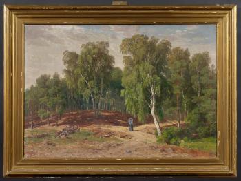 On the Hill 'Frische Nehrung' near Kahlberg by 
																			Fritz Daegling