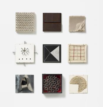 Untitled (nine small objects for the collection Wolfgang Wangler) by 
																	Reinhard Omir