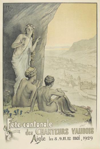 Fête Cantonale des chanteurs vaudois Aigle 1929 by 
																	Frederic Rouge