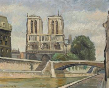Die Kathedrale Notre-Dame de Paris by 
																	Anton Ender