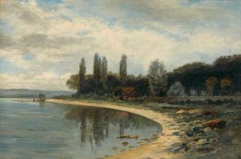 Einsame Bucht mit Auenwald by 
																	Edouard Daliphard
