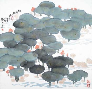 Der heimatliche Teich im Juli by 
																	 Zhang Nian