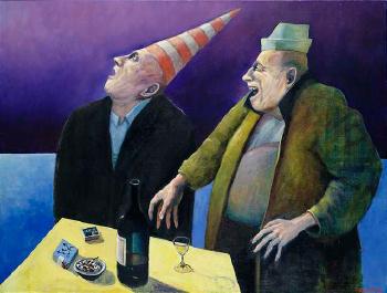 Zwei Männer am Tisch by 
																	Thomas Rauchfuss