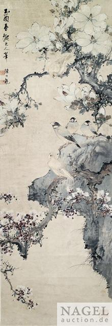 Vögel und Blumen by 
																			 Yan Yunlin