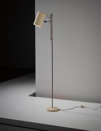 Rare adjustable standard lamp by 
																	Giuseppe Ostuni