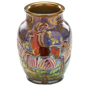 Royal Lancastrian vase by 
																			Richard Joyce