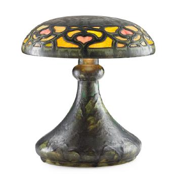 Rare Vasekraft lamp by 
																			 Fulper Pottery