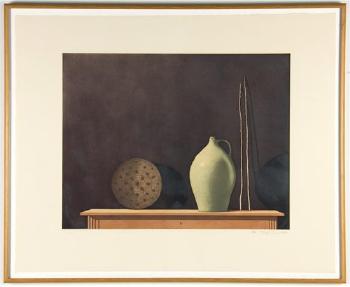 Still life with jug by 
																			Stephen Lorber