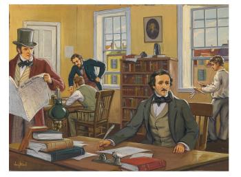Edgar Allan Poe by 
																			Henry Kurt Stoessel