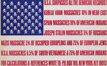 U.S.A. Surpasses all the genocide records! by 
																	George Maciunas