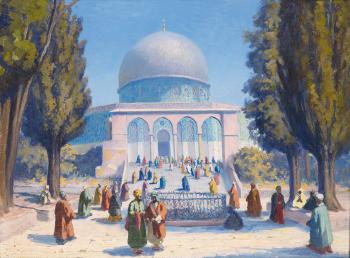 Dome of The Rock, Jerusalem by 
																			Nicolas S Macsoud