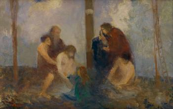 The Descent From The Cross by 
																	Augustus Vincent Tack