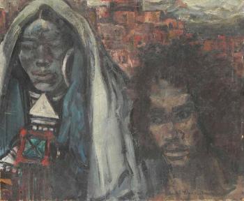 Haratine et mauritanien by 
																	Andre Thomas Rouault