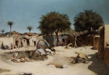 Un village en Egypte by 
																	Maxime Dastugue