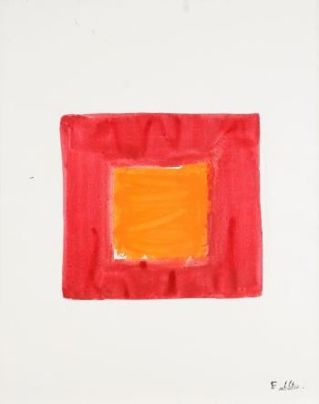 Composition rouge-orange by 
																	Eleonore de la Taste
