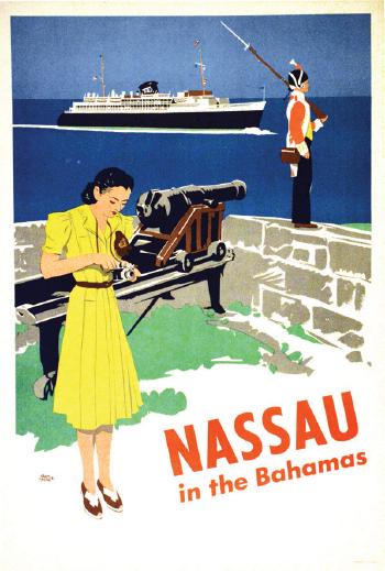 Nassau in the Bahamas by 
																	Adolph Treidler