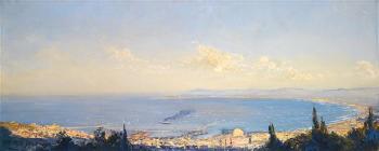 Vue panoramique de la baie d'Alger by 
																	Pierre Faget-Germain