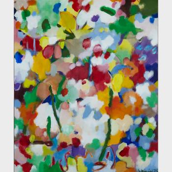 Untitled (Floral Composition) by 
																	Carol Wainio