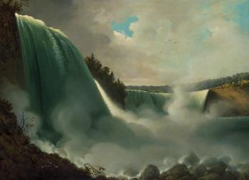 Niagara Falls from American Side by 
																			John Vanderlyn