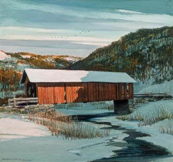 New England Mid Winter by 
																			Eric Sloane