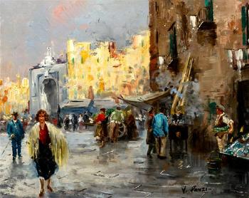 Market Scenes by 
																			Victorio Panzi