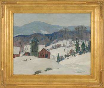 Vermont Winter by 
																			Arthur Lingquist