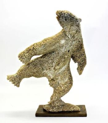 Dancing Bear by 
																			Davie Atchealak
