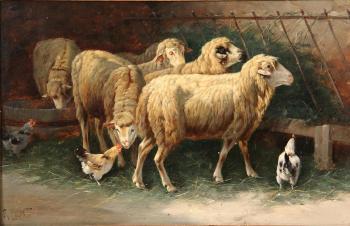 Sheep fold by 
																			Robert Elhart