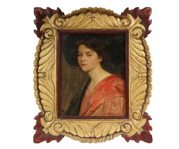 Portrait of the Artist's Daughter, Marion Volk Bridges by 
																			Douglas Volk