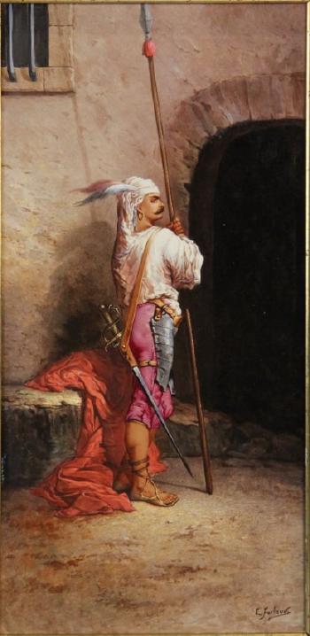 Moorish Guard by 
																			Etienne Furlaud